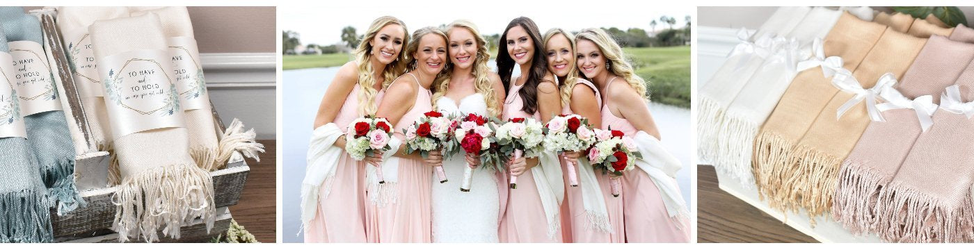 Solid Wedding Pashmina Shawl