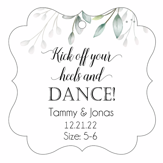 Fancy Square Tags