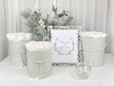 30 Ivory Pashmina Bundle Balsam Round La Fleur - Wedding Favors, Bridal Shower, Bridesmaid Gift