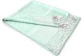 Mint Paisley Pashmina Scarf