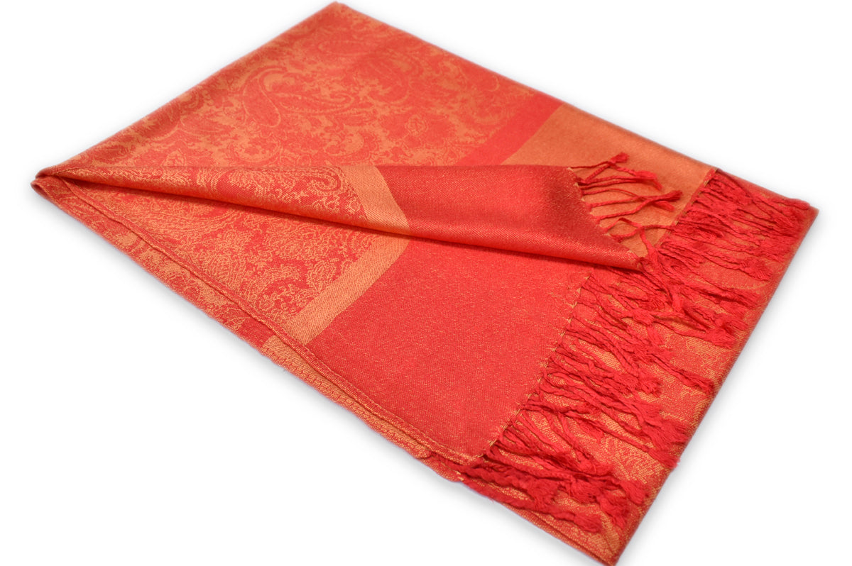 Sunrise Paisley Pashmina Scarf