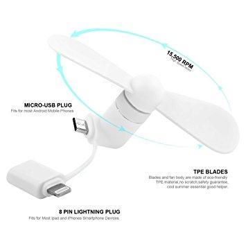 Mini Cooling Fan for Smartphones - Reception Flip Flops