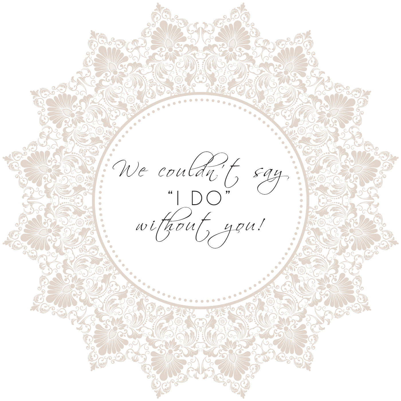 Wedding Favor Band - Style 12