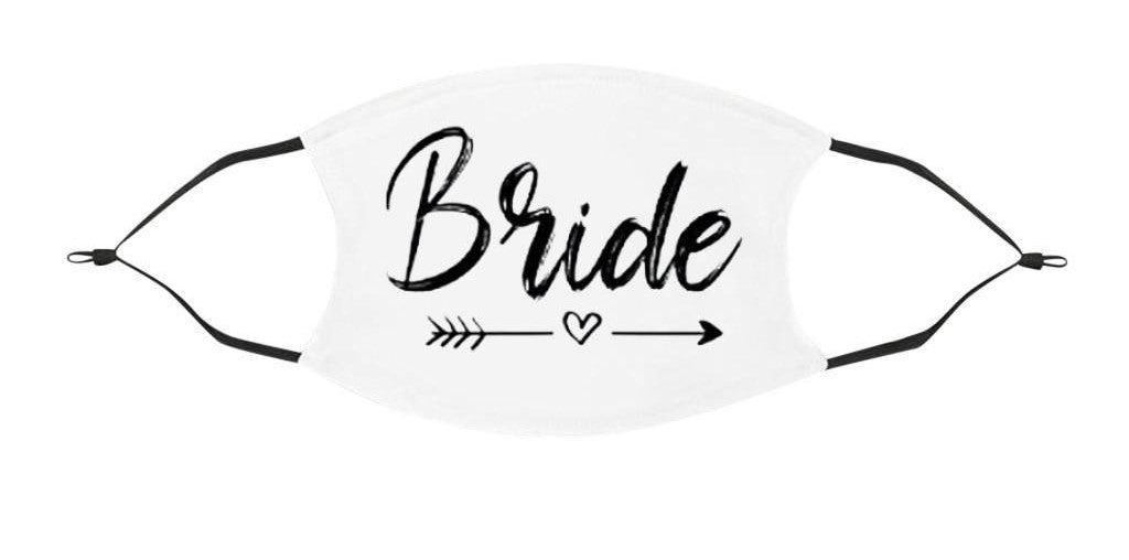 Bride & Groom Wedding Face Mask