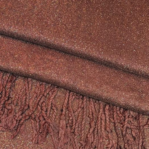 Copper Metallic Pashmina Scarf