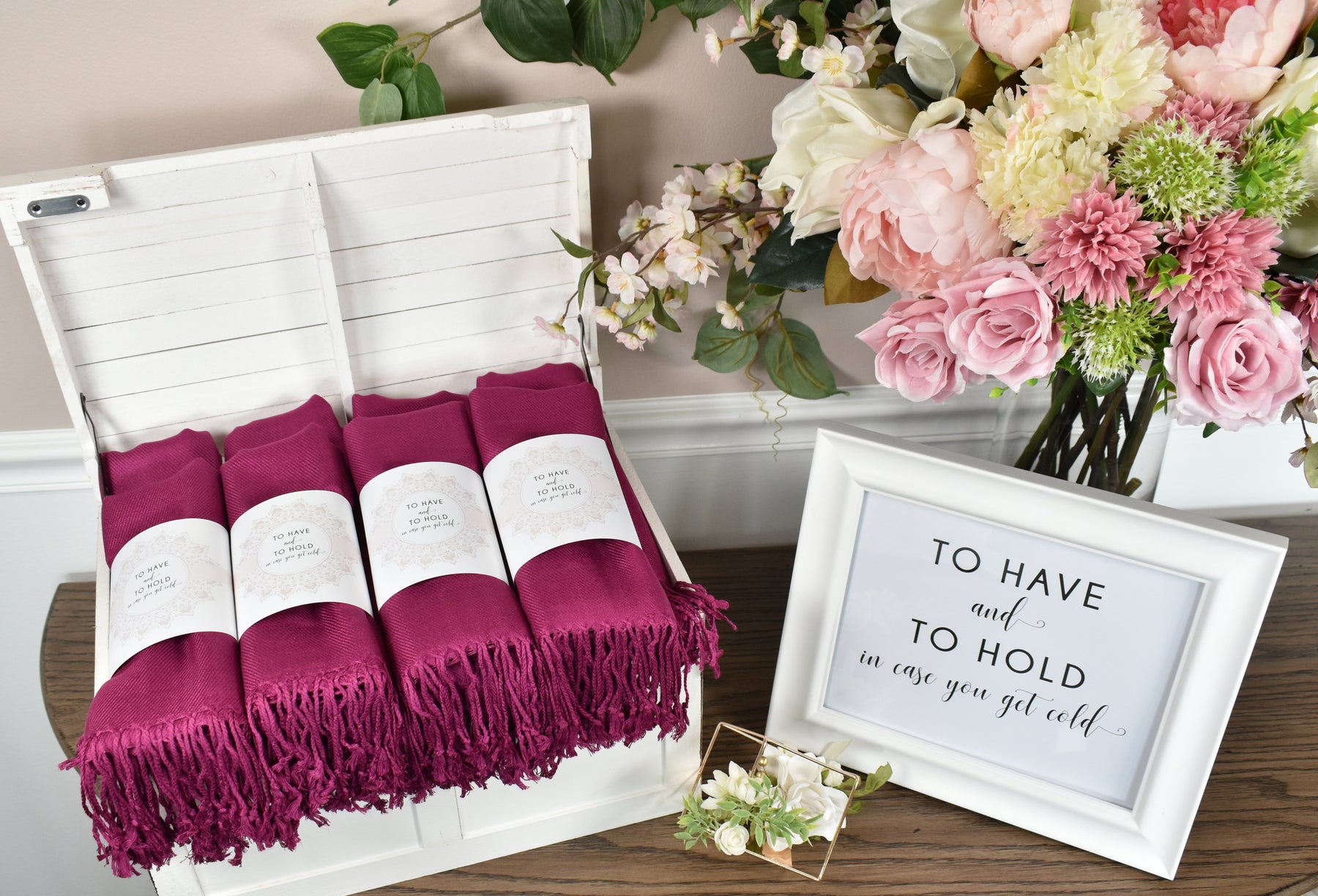 Plum Pashmina