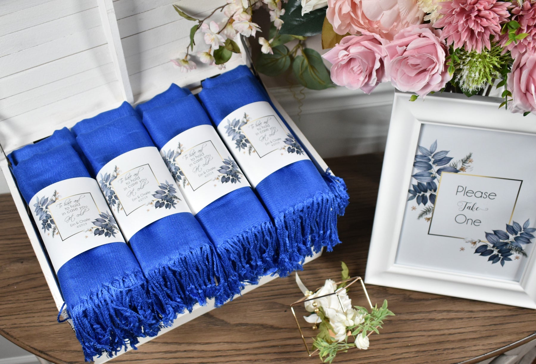 Royal Blue Pashmina