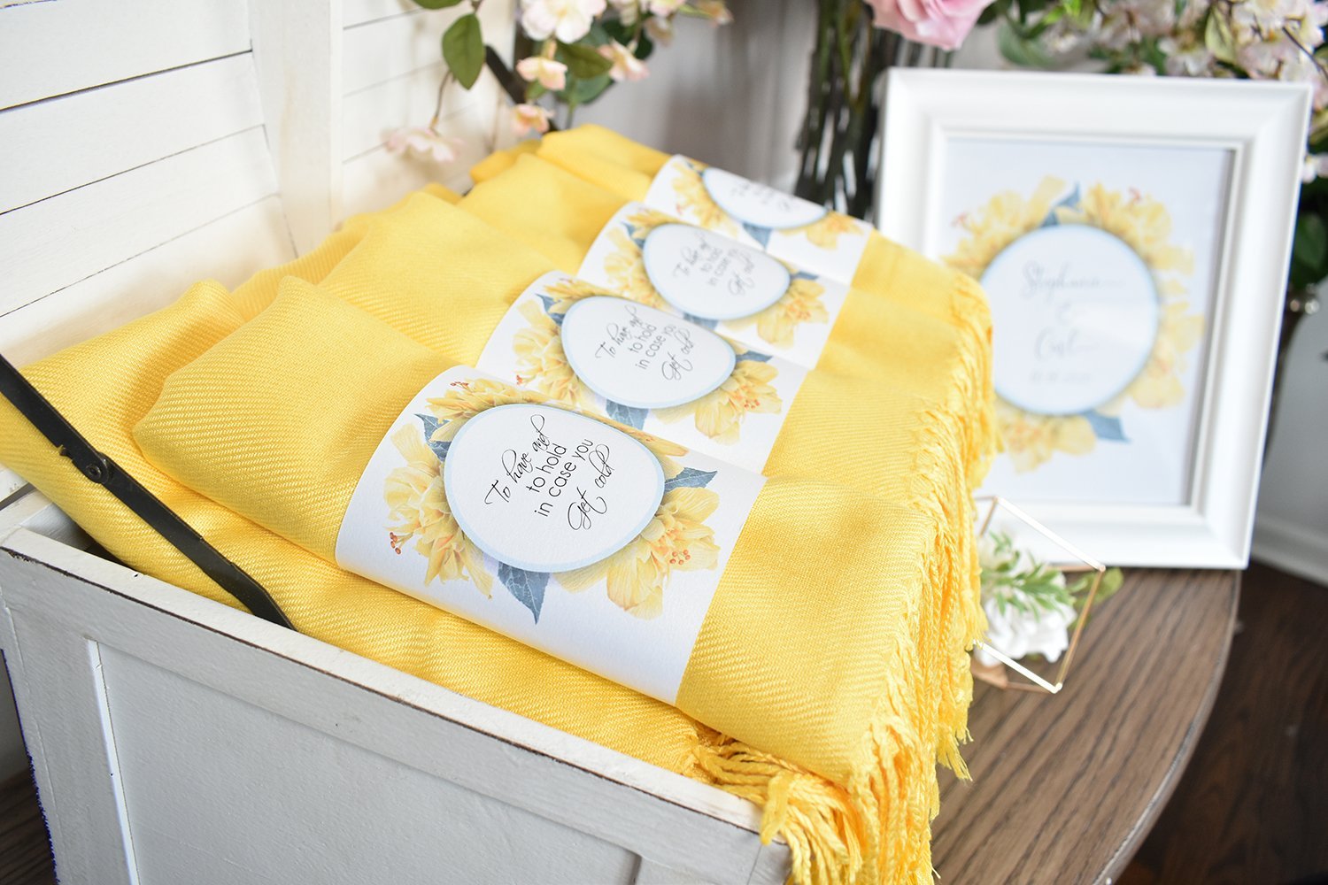Bright Yellow Pashmina