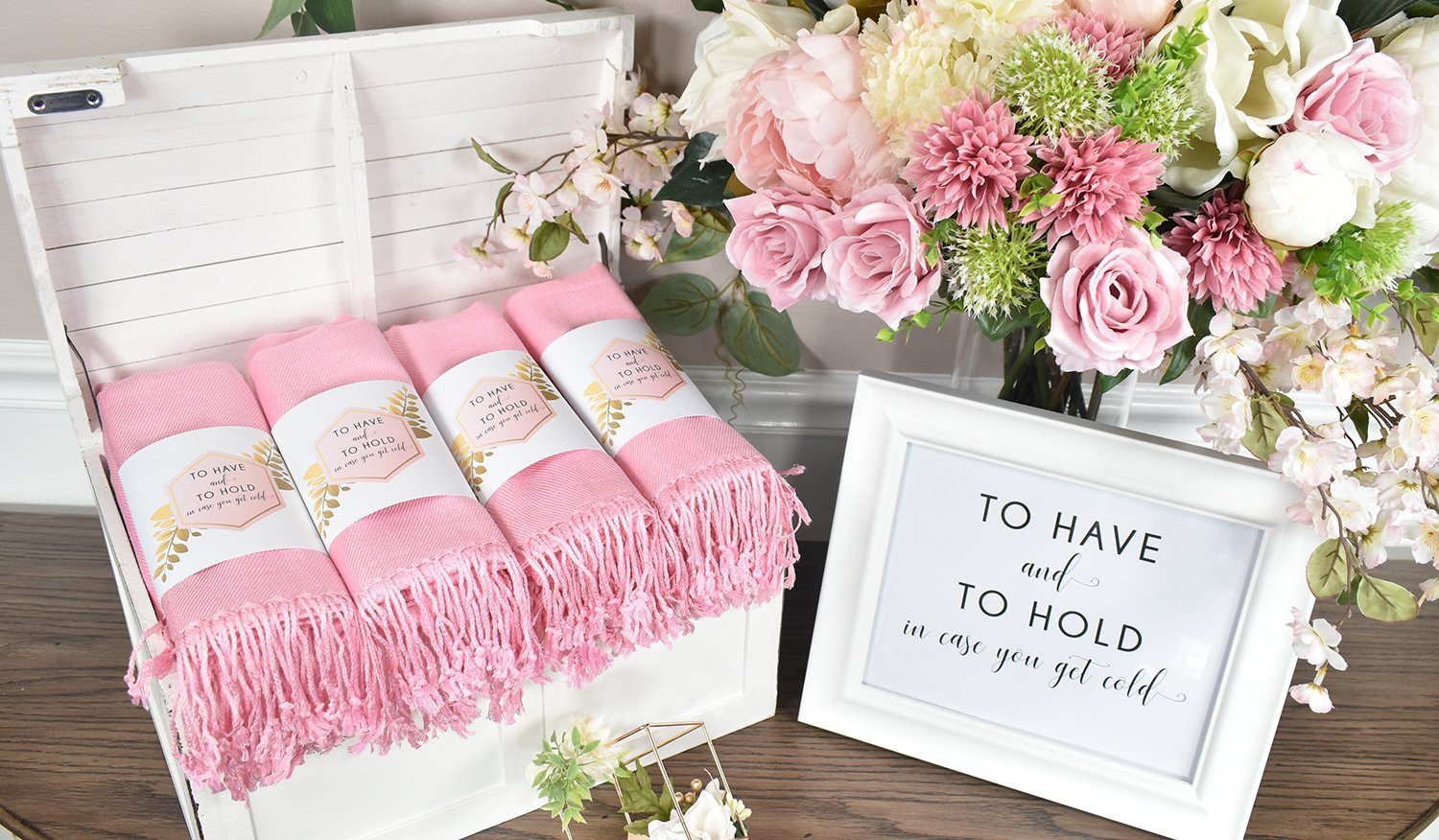 Pink Blush Pashmina