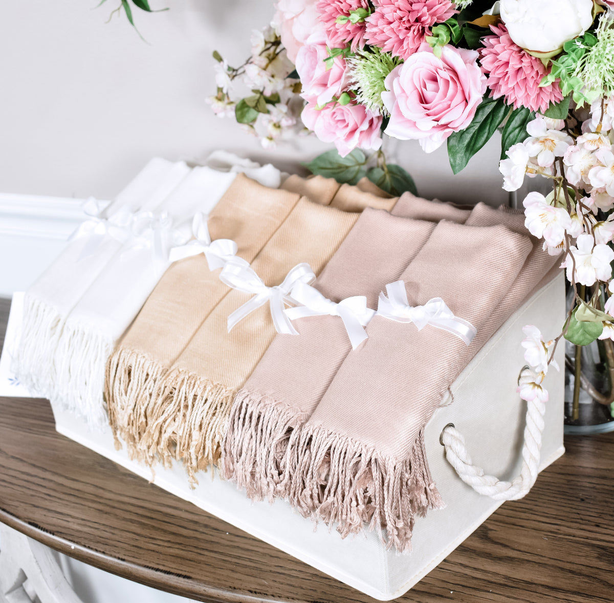 30 Pashmina Bundle - Wedding Favors, Bridal Shower, Bridesmaid Gift
