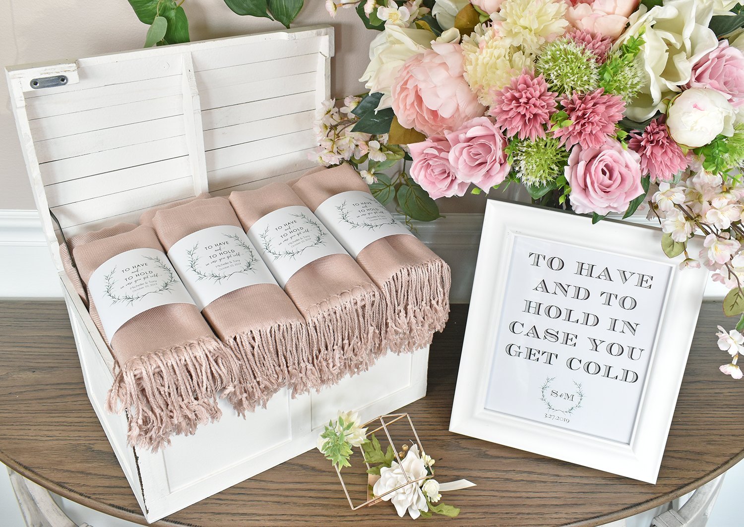 Nude Pashmina Scarf