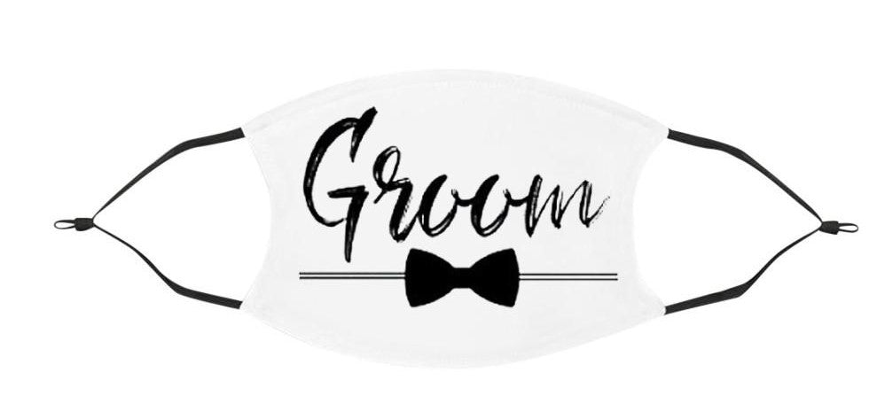 Bride & Groom Wedding Face Mask