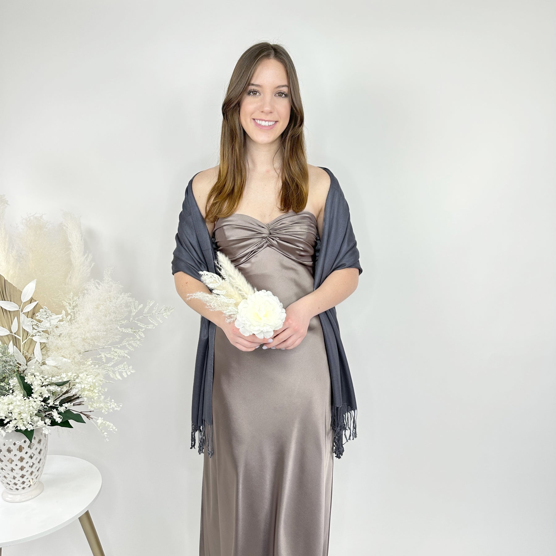 30 Pashmina Shawls & Crate - Wedding, Bridal Shower, Bridesmaid Gift