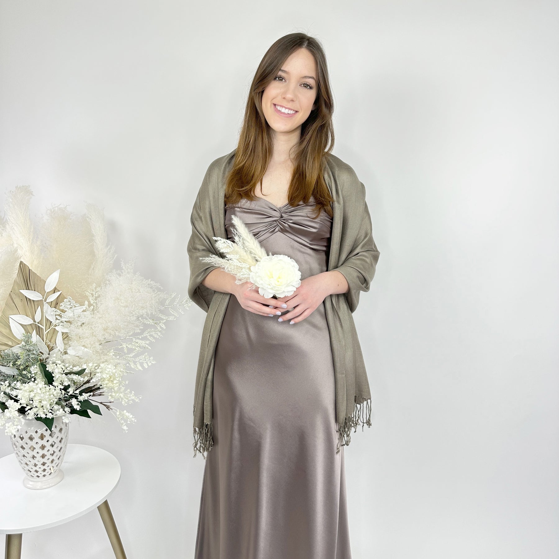 Taupe Pashmina
