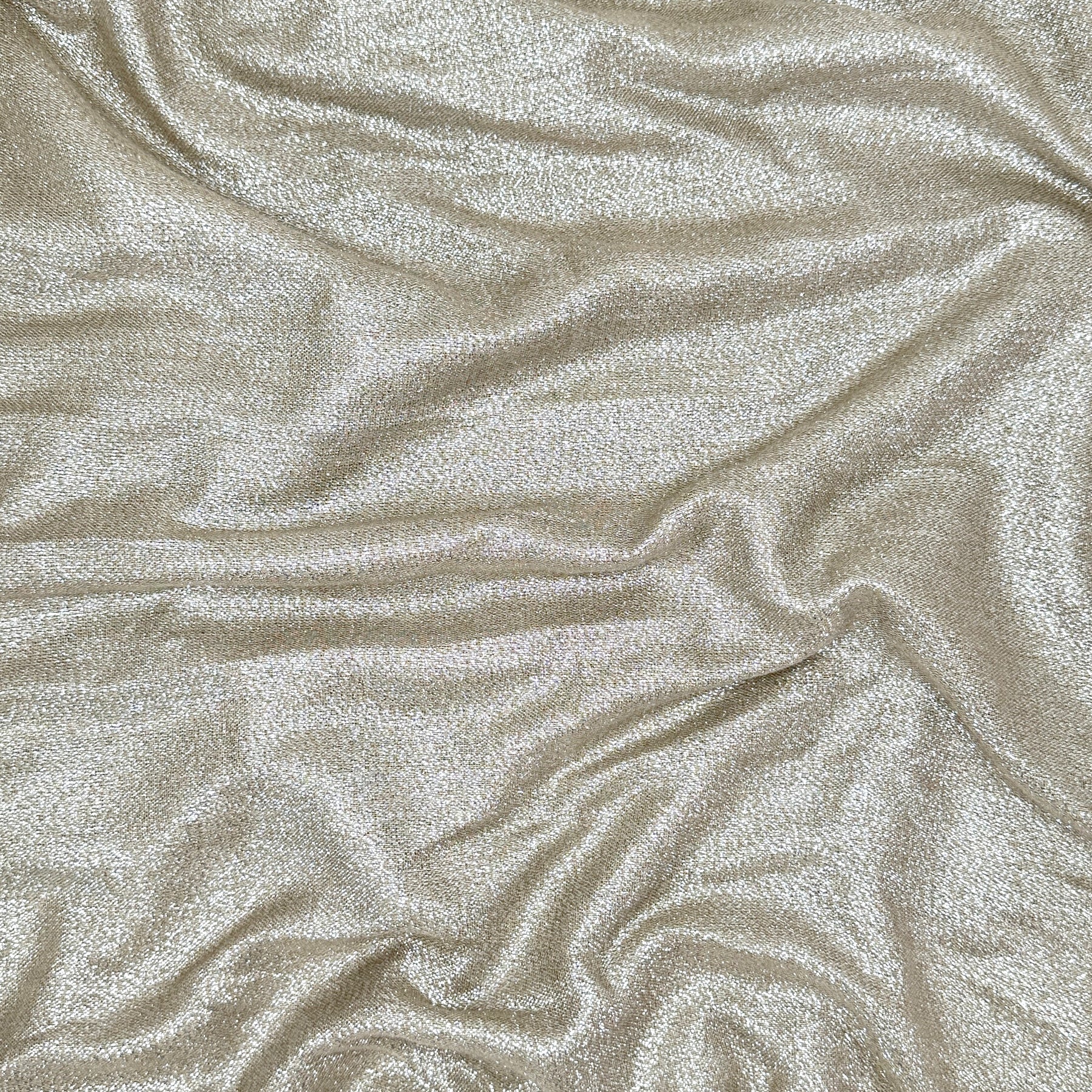 Champagne Metallic Luxury Shawl