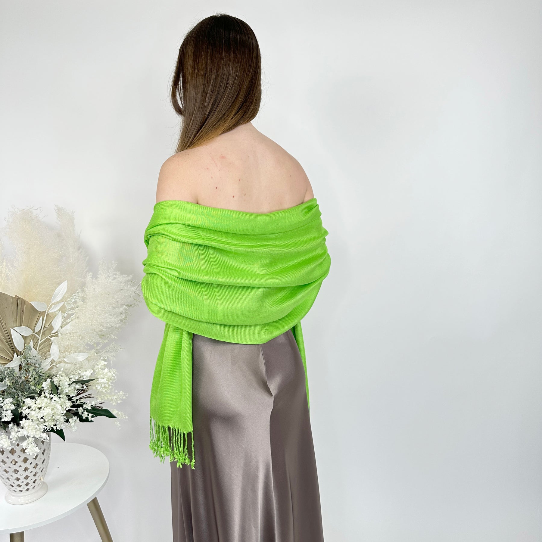 Lime Pashmina