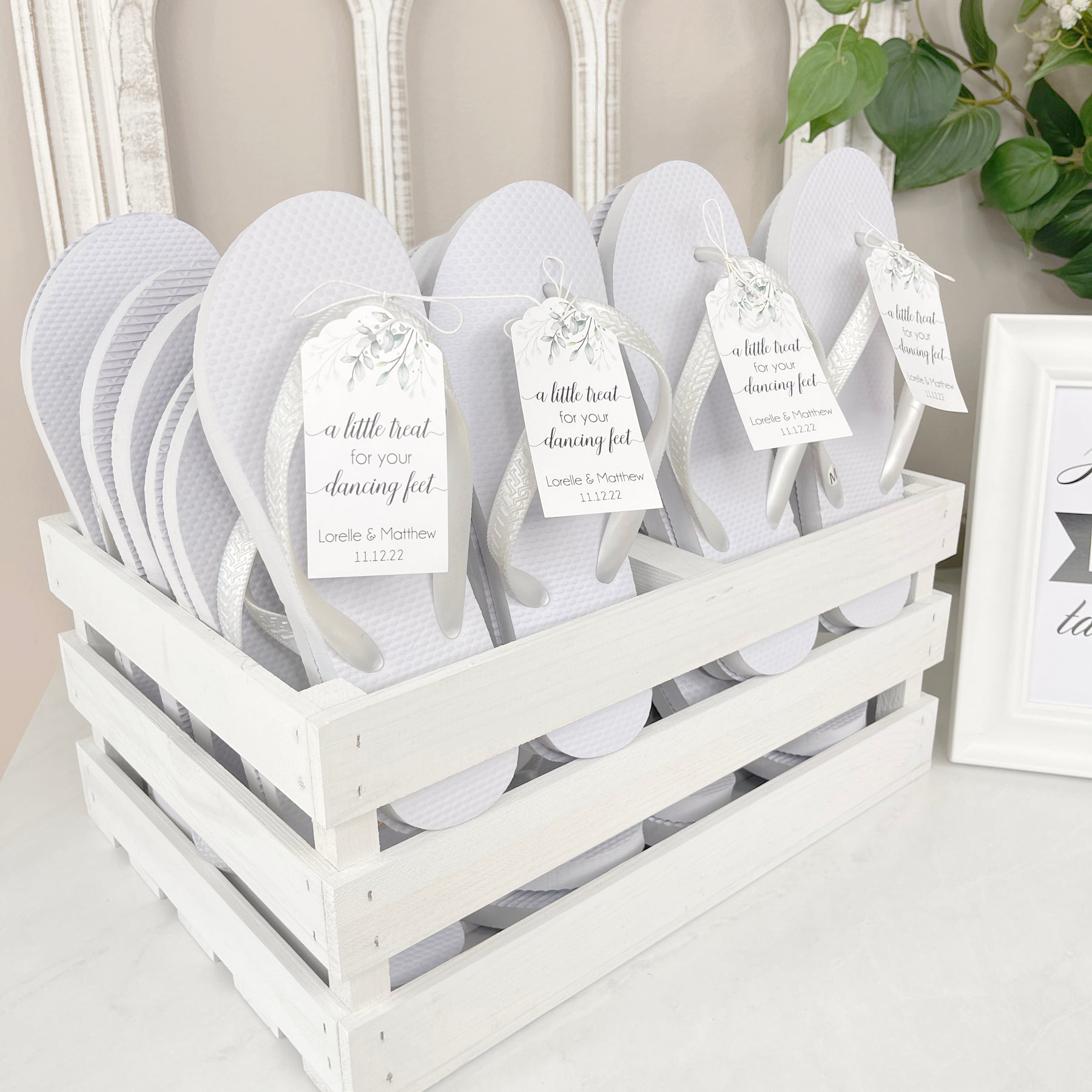 Handle Crate Bulk Flip Flop & Hang Tags Bundle (20 Pairs)