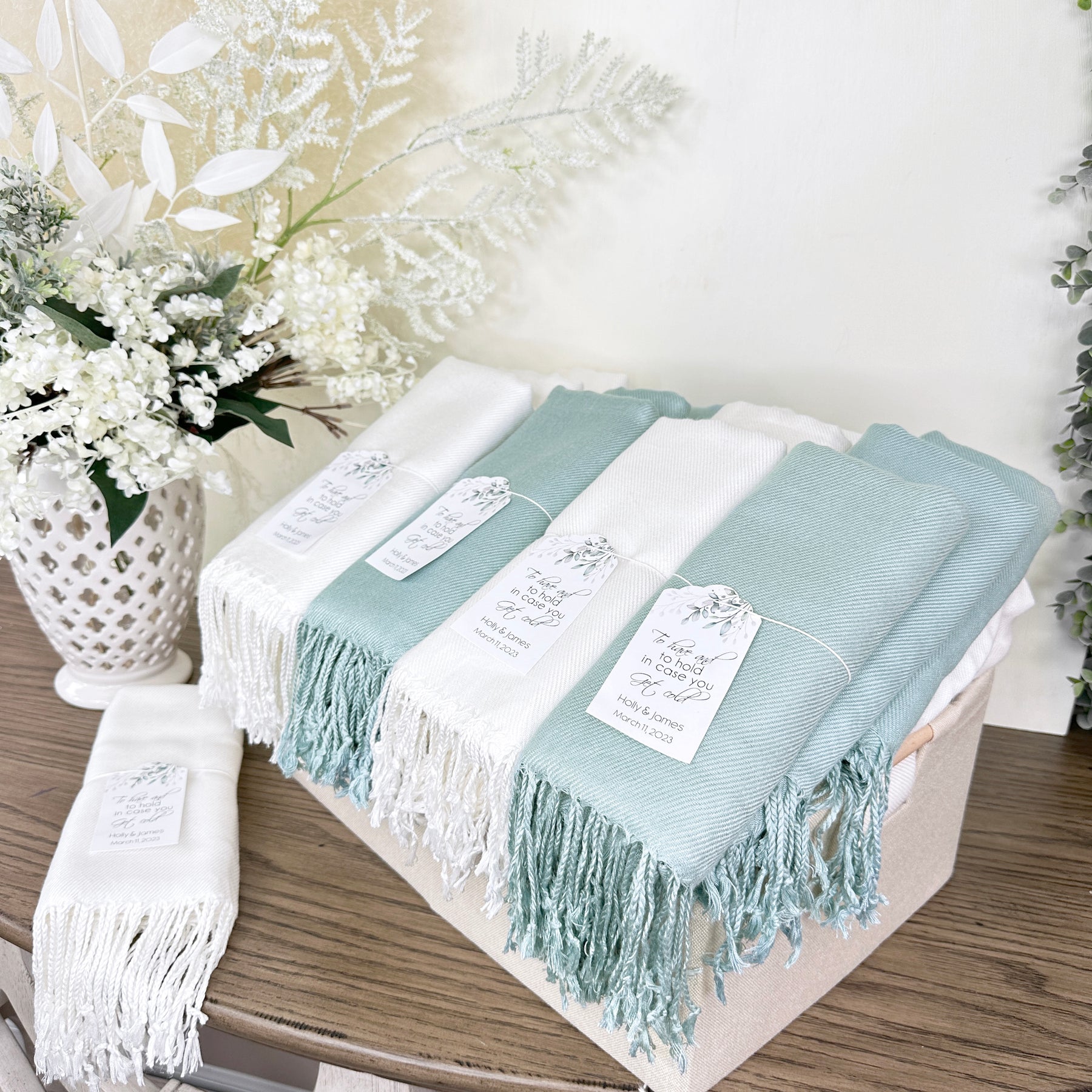Sage Pashmina Scarf