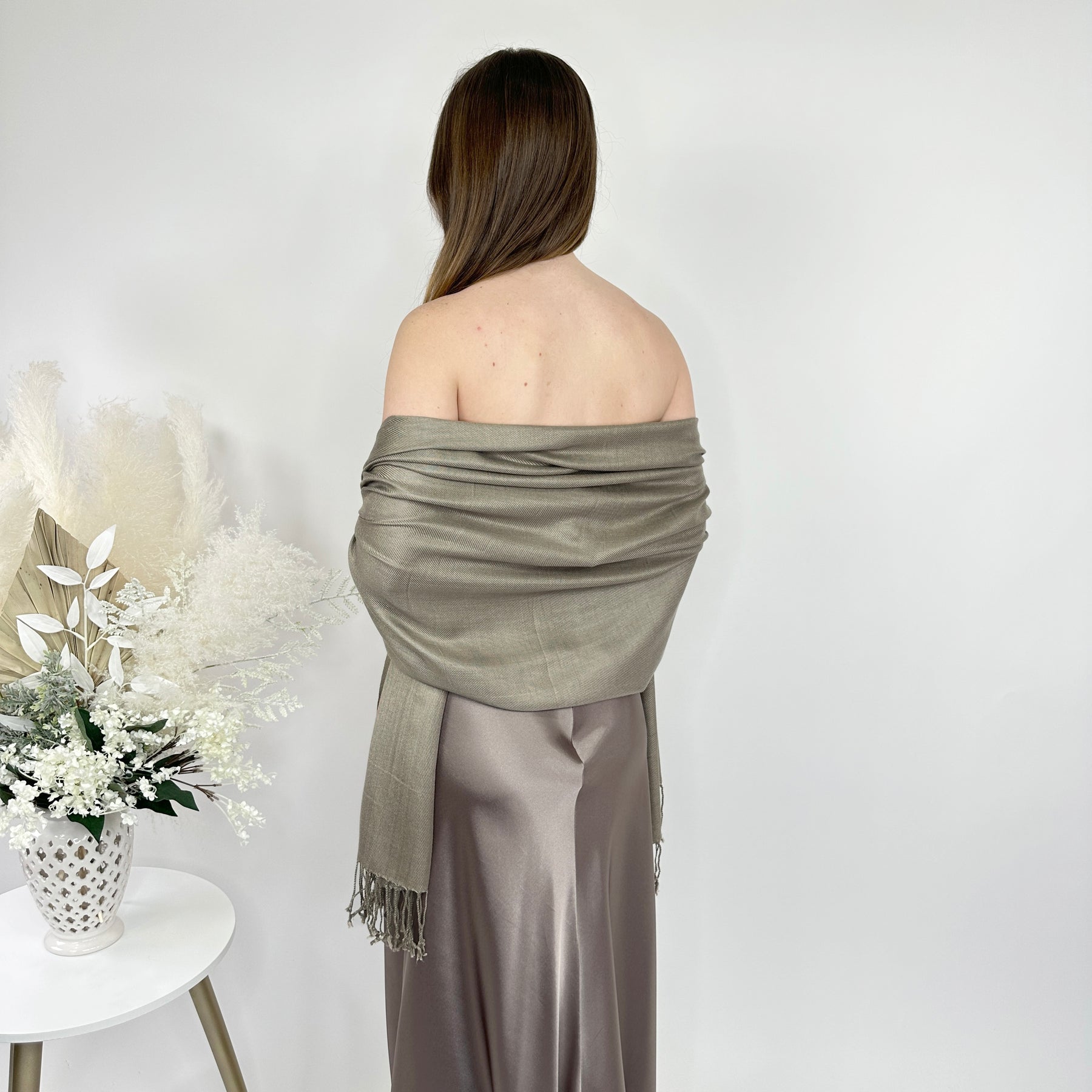Taupe Pashmina
