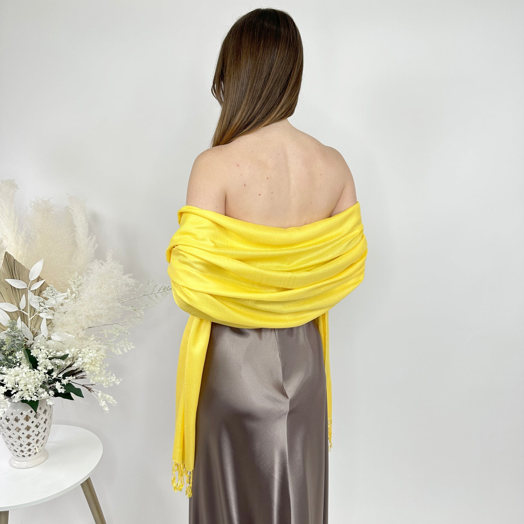 Bright Yellow Pashmina
