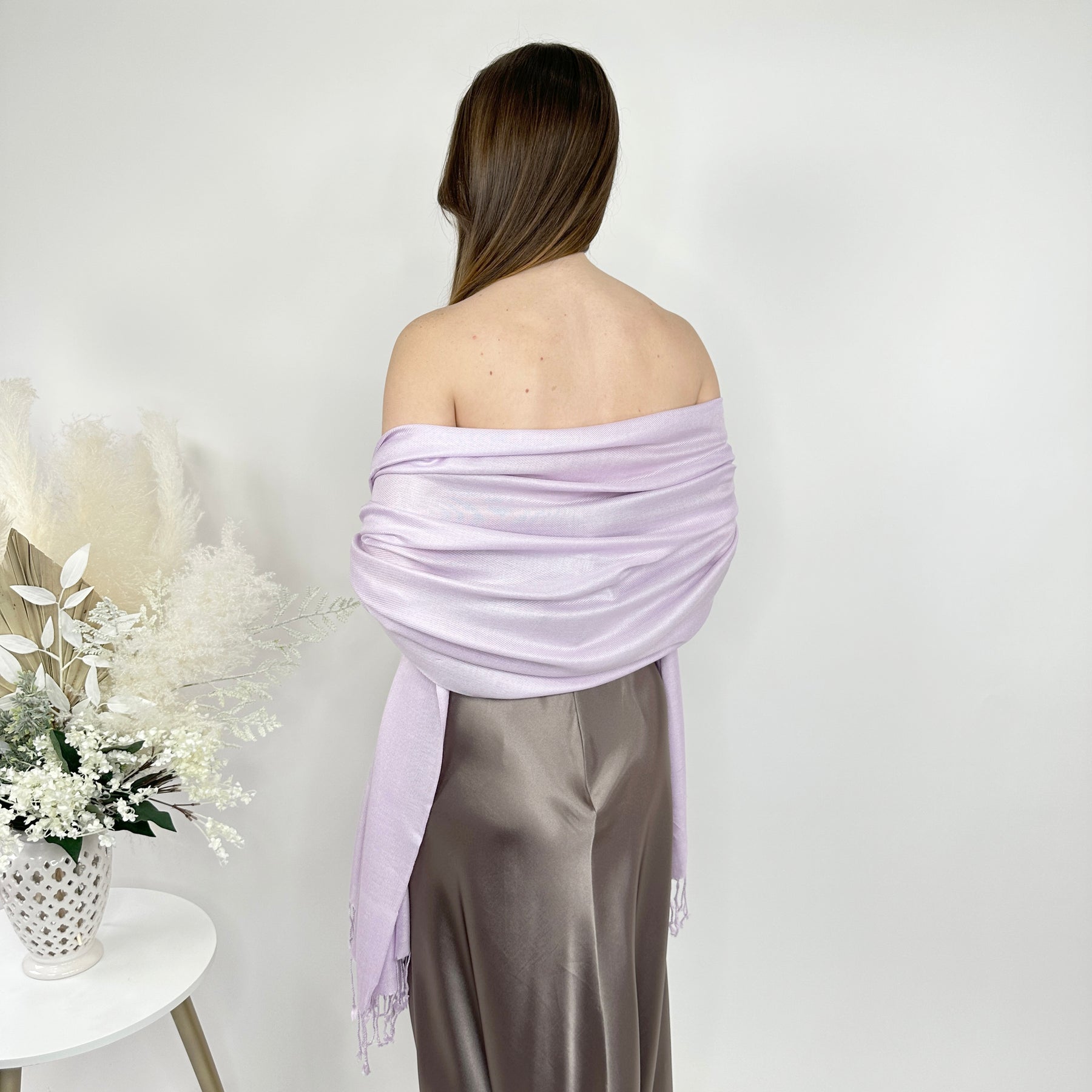 Lilac Pashmina