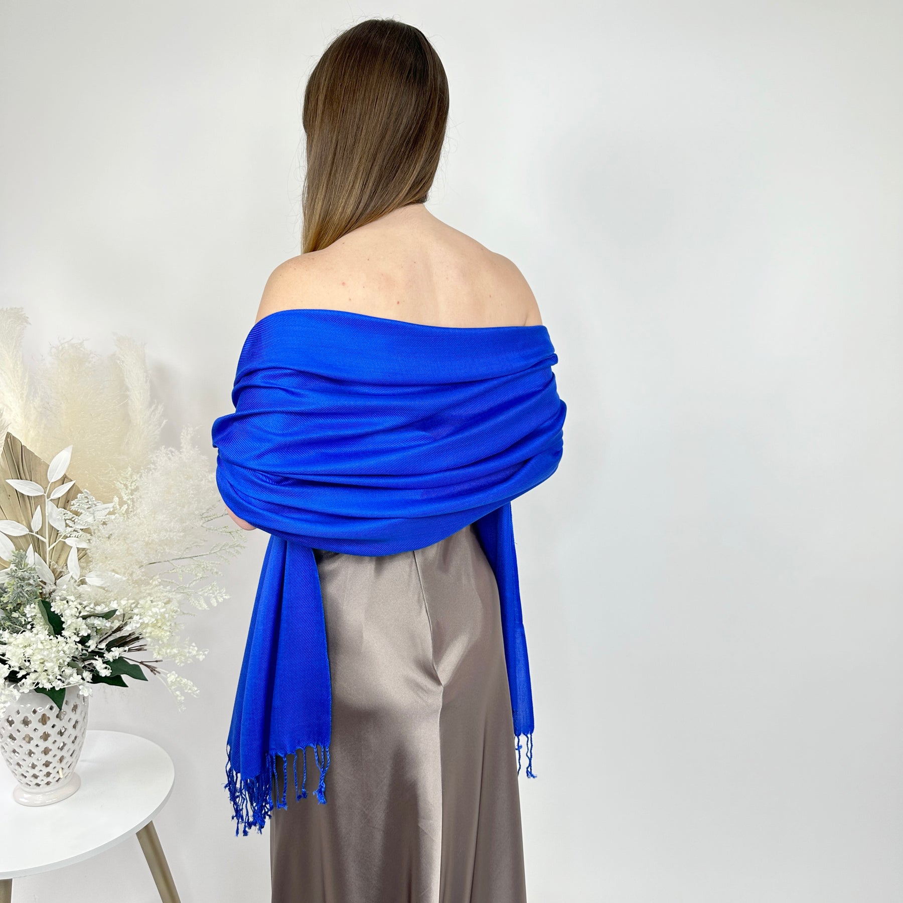Royal Blue Pashmina