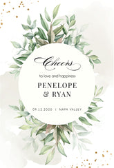 Wedding Wine Label Style 10 - Set of 4