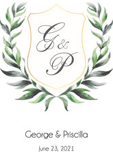 Wedding Wine Label Style 5 - Set of 2
