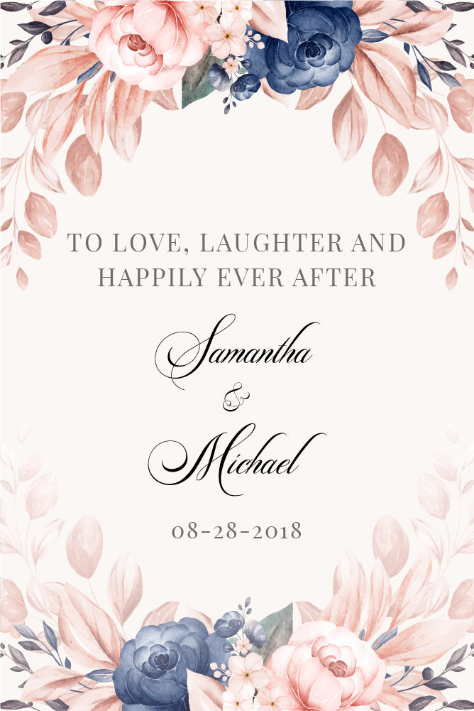 Wedding Wine Label Style 6 - Set of 2