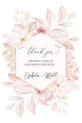 Wedding Wine Label Style 9 - Set of 2