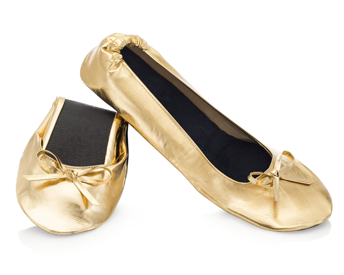 Champagne Ballet Flats - Reception Flip Flops