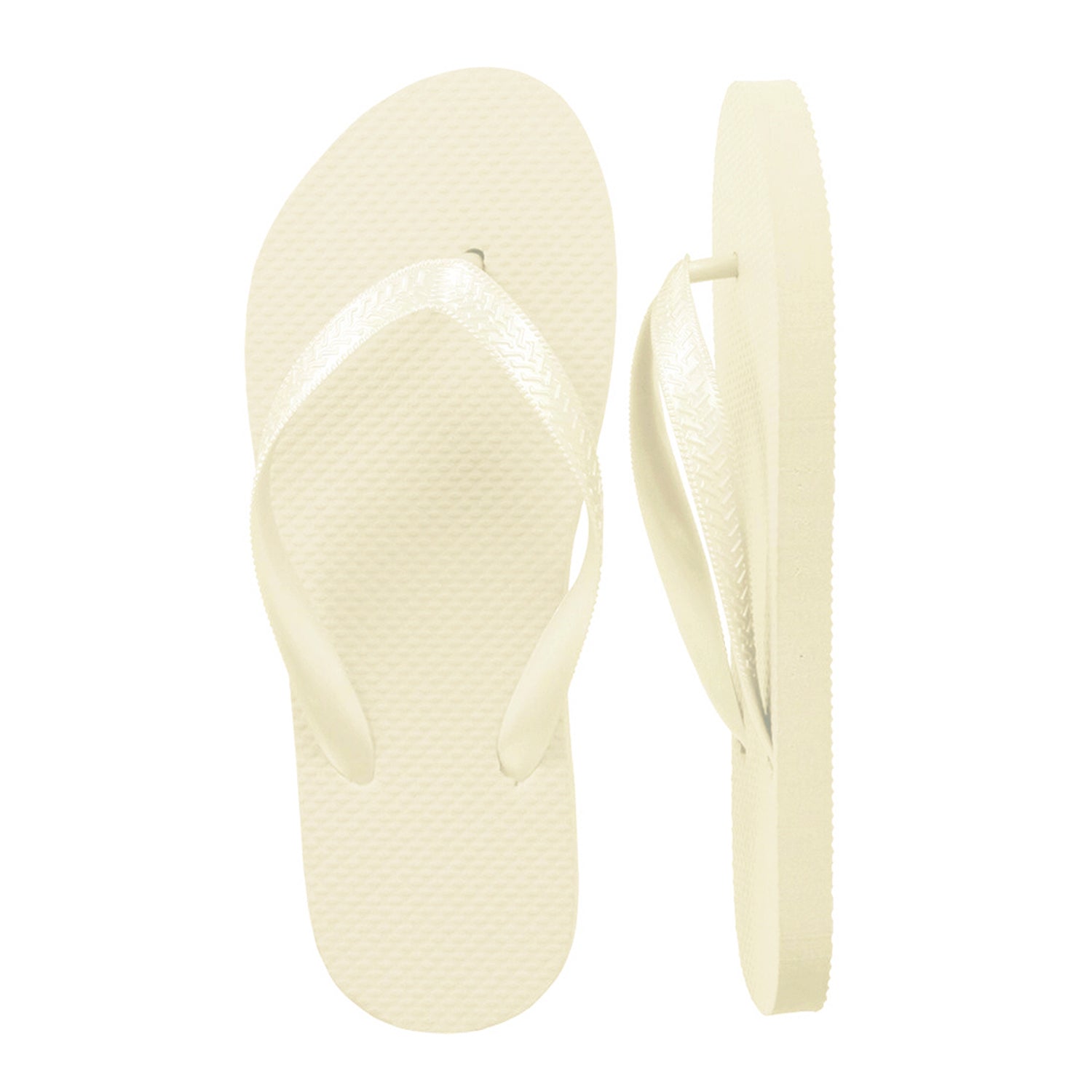 Champagne Gold Flip Flops in Bulk, 20 Pairs