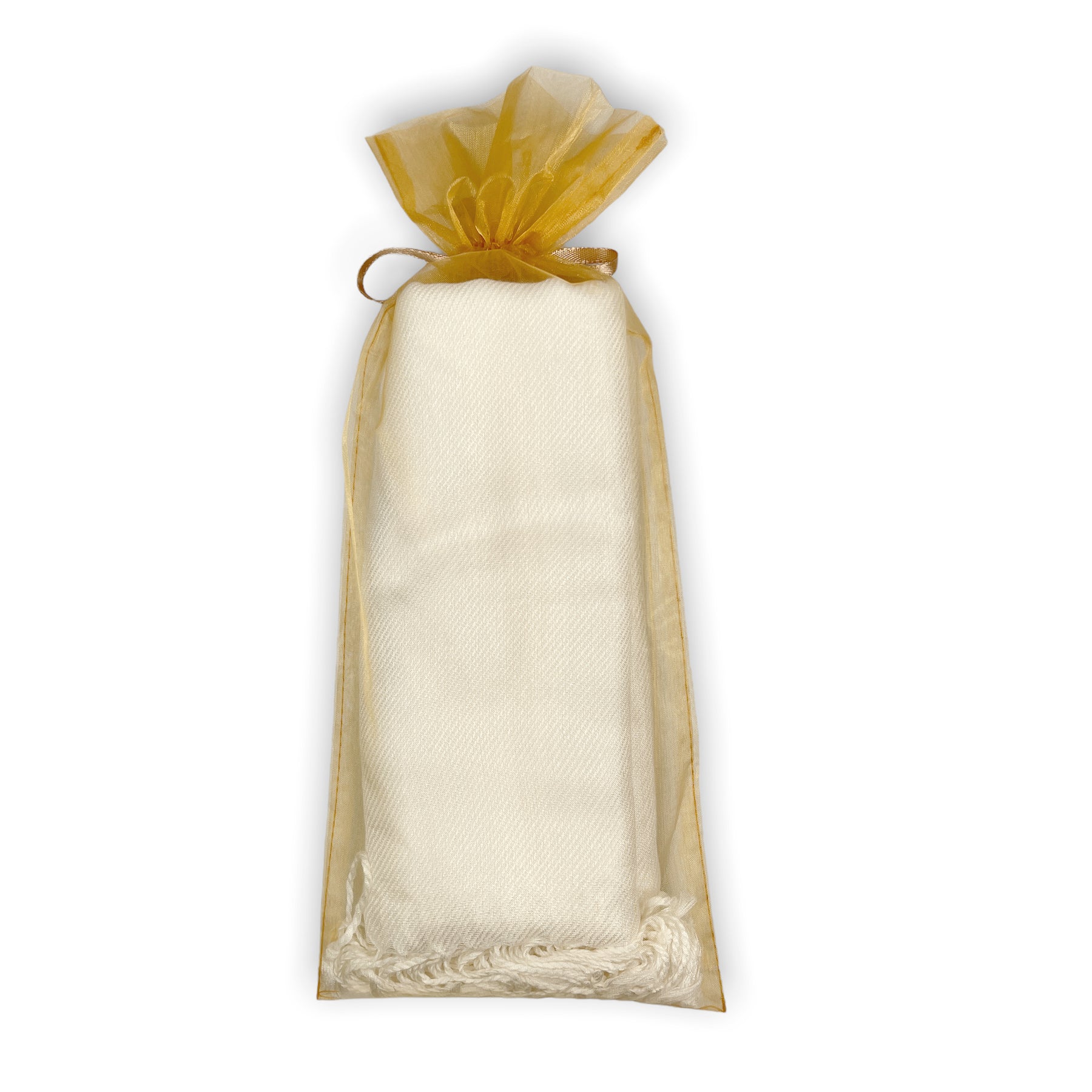 Gold Pashmina Organza Bag