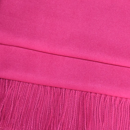 Fuchsia Cashmere Pashmina Shawl