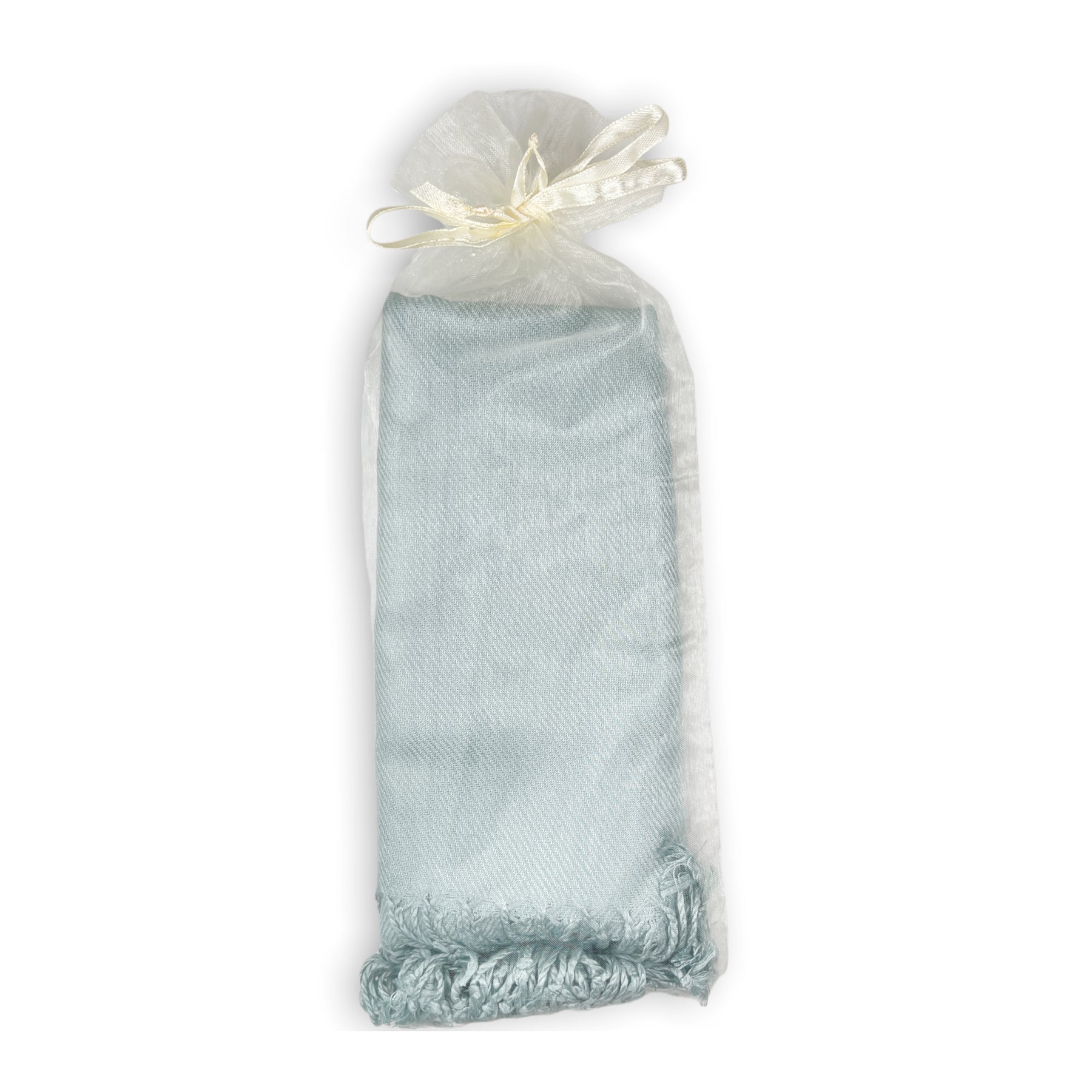Ivory Pashmina Organza Bag