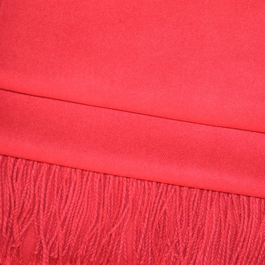 Red Cashmere Pashmina Shawl