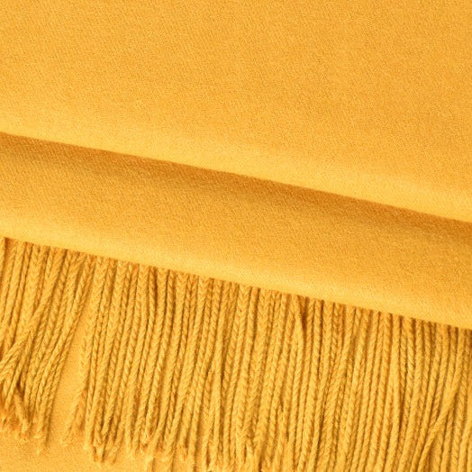 Mustard Cashmere Pashmina Shawl