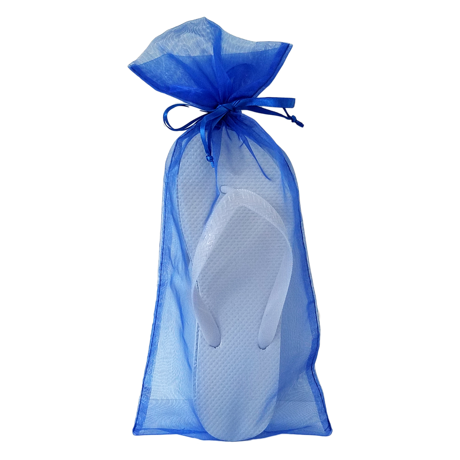 Blue Flip Flop Organza Bag