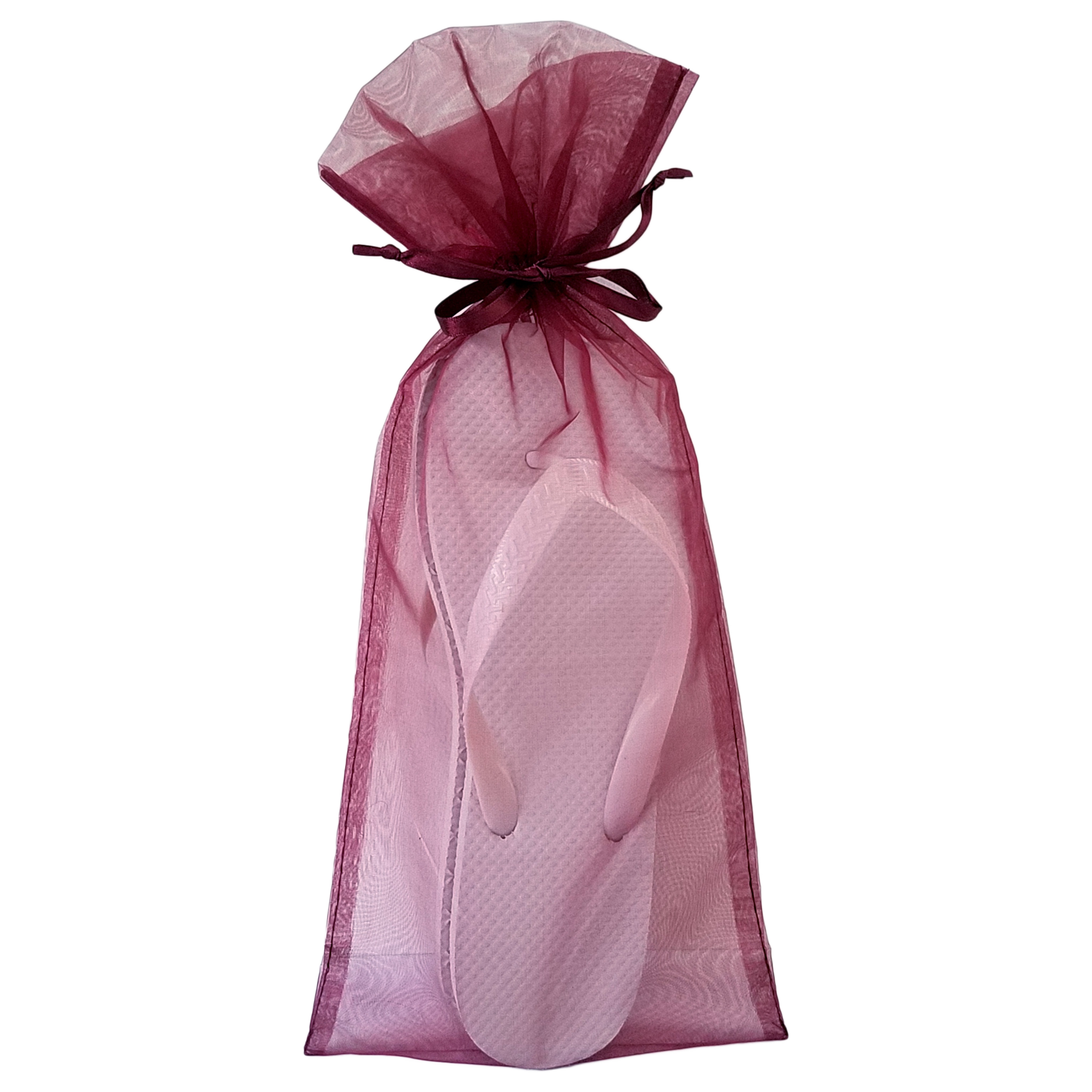 Wine Flip Flop Organza Bag