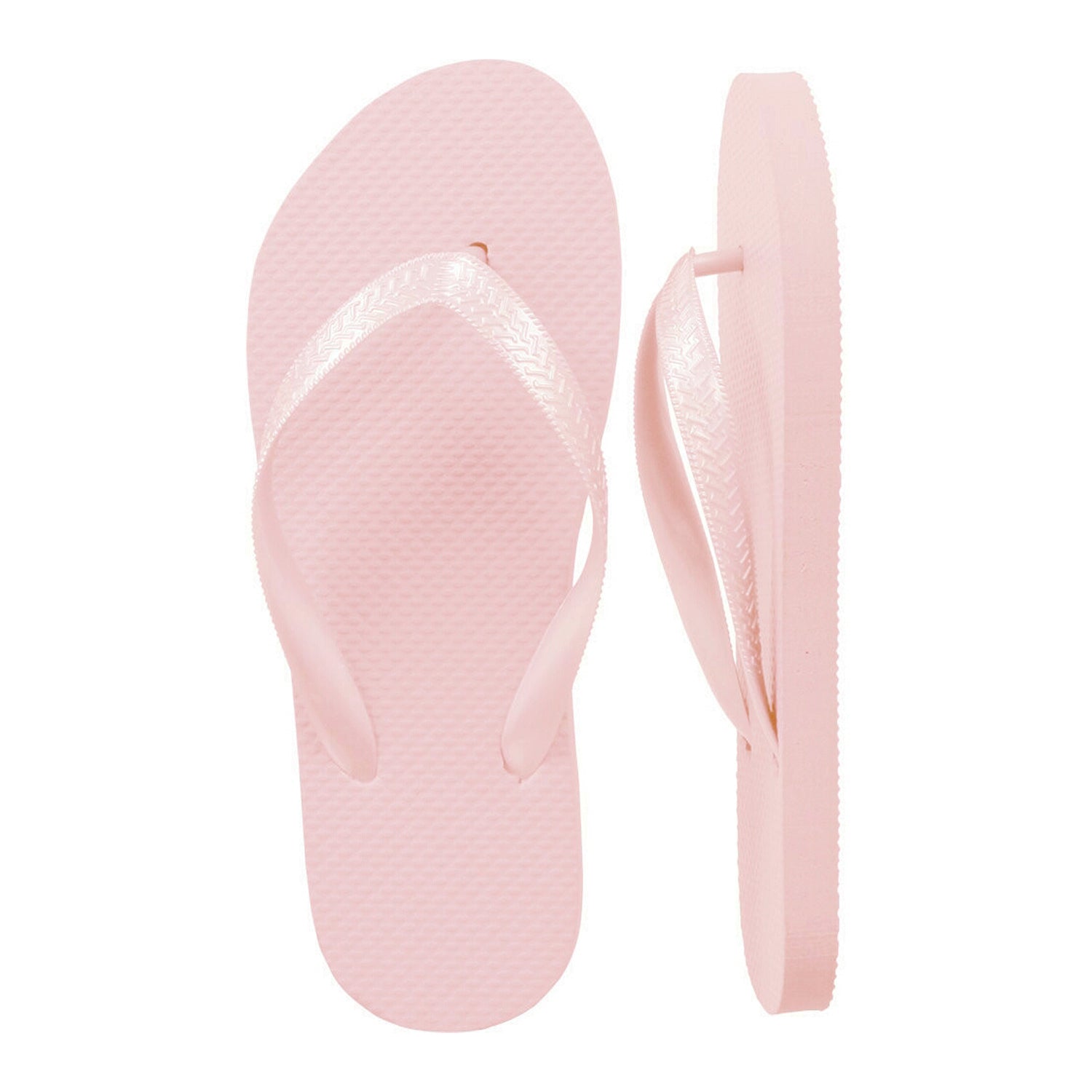 Rose Gold Flip Flops in Bulk, 20 Pairs