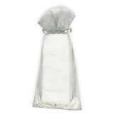 Silver Pashmina Organza Bag