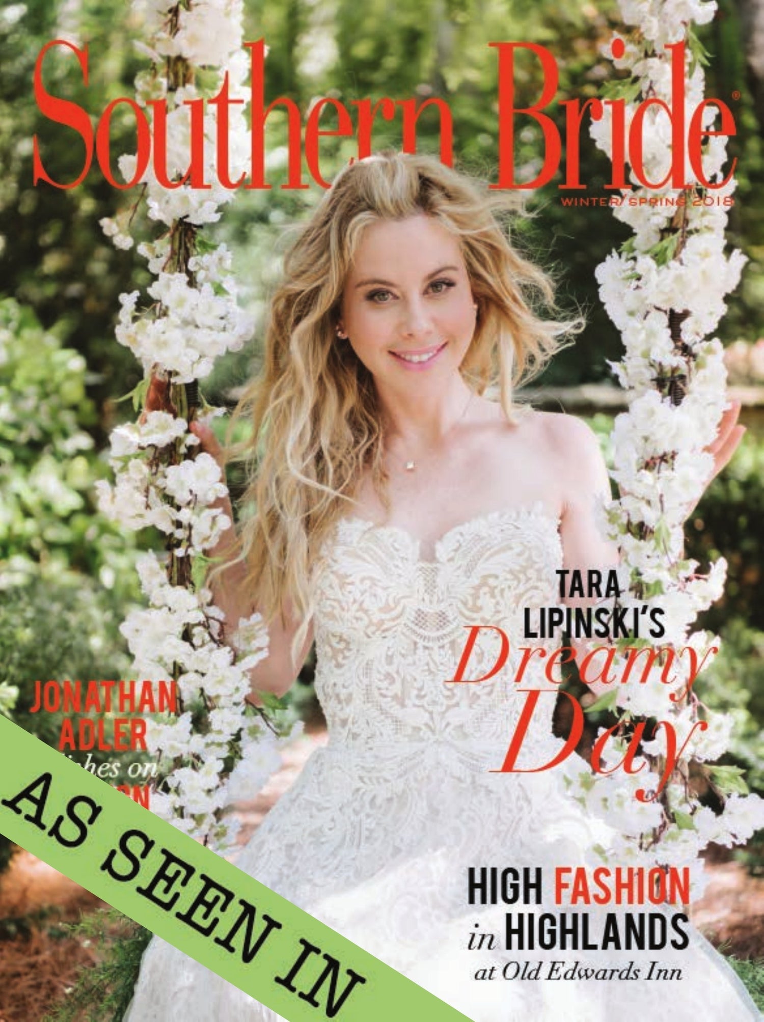 Reception Flip Flop's Feature in Southern Bride Magazine