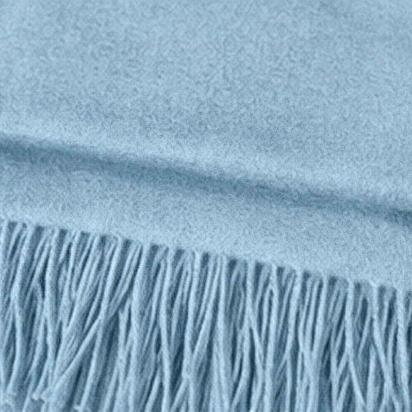 Sky Blue Cashmere Pashmina Shawl