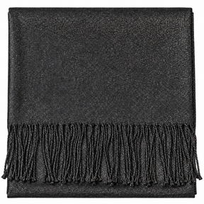 Black Metallic Pashmina Scarf