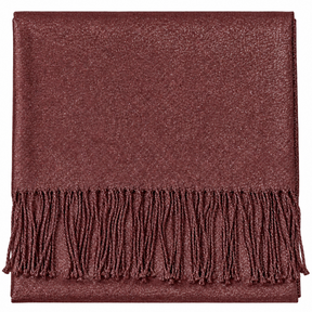 Burgundy Metallic Pashmina Scarf