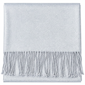 Silver Metallic Pashmina Scarf