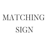 Matching Sign