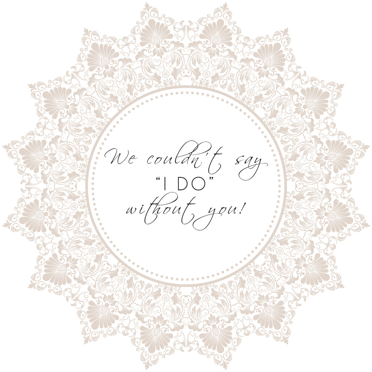 Wedding Favor Band - Style 12