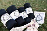 Black Polar Fleece Bulk Blanket Wedding Favor