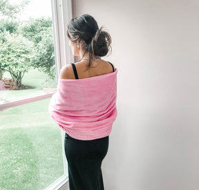 Pink Plush Fleece Blanket